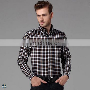 T-MSS554 China Manufacturer Wholesale Flannel Checked Shirt for Men