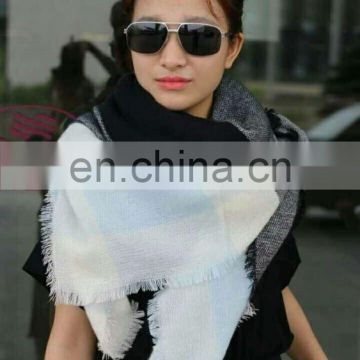 2016 winter black and white warm scarf