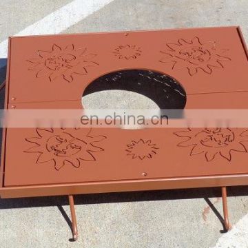 China manufacturers decorative corten steel metal tree grilles and grates