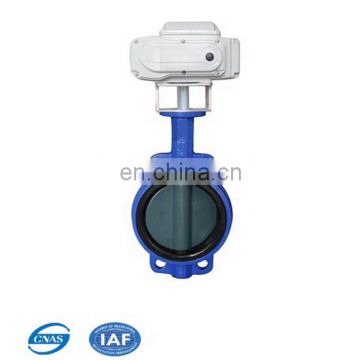 DC AC 220V 380V IP66 Protection Butterfly Valve With Electric Actuator