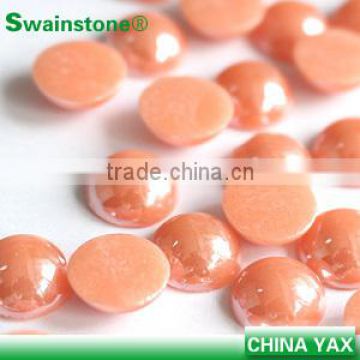 0301L New arrival pearls hotfix,half round pearls hot fix factory,china cheap loose hot-fix half round pearls