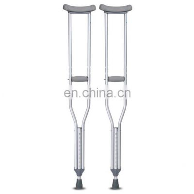 Thick Tube Adjustable Aluminum Alloy Medical Crutch