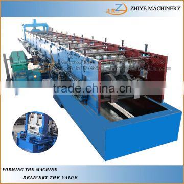 hydraulic motor drive fast speed roll forming machine C profile /c channel steel sheet punch roller former machine