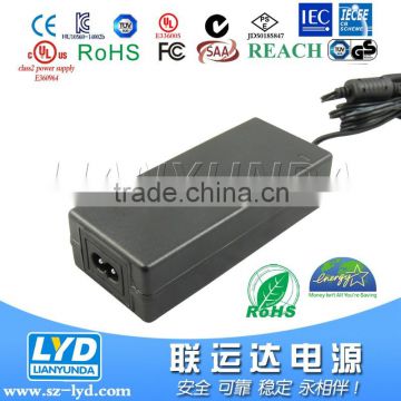 OEM&ODM AC 100-240V to DC 12V 5A power supply for CCTV Camera with CE ROHS TUV SAA approved