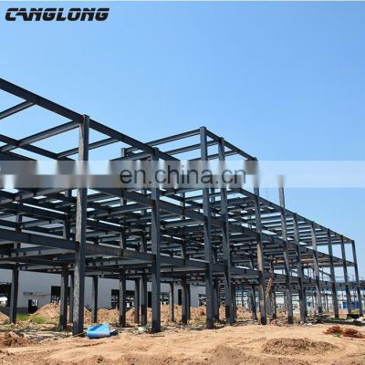 Showhoo low cost portable prefabricated steel warehouse building