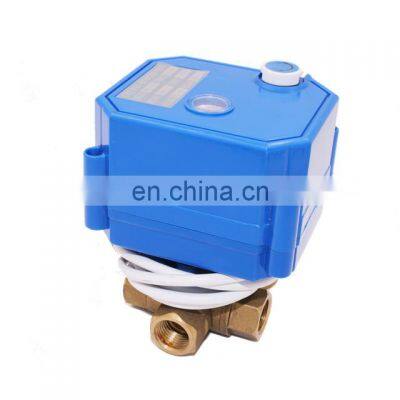 High speed 3 way air fan coil vacuum ball motorized valve CWX-25S