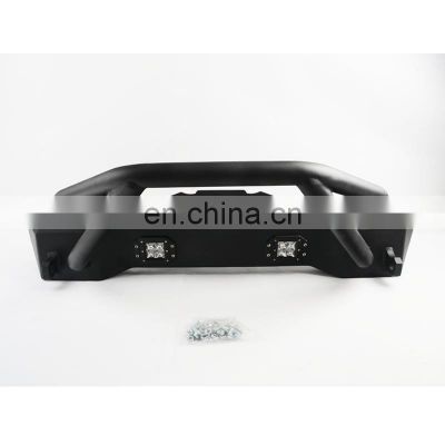 Black Off-Road Front Bumper with light fit for Jeep Wrangler JK 2007+ offroad accessories
