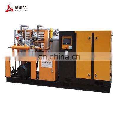 High pressure 30 / 40 bar booster air compressor air booster compressor  for PET blowing machine