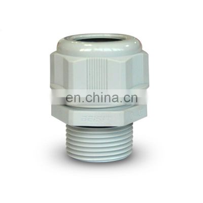 Beisit Pvc Waterproof 2Pin Ip68 Cable Ip68 Nylon Gray Plastic G Size Cable Gland Pg7 Pg9