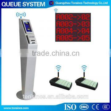 7 inch Stand Wireless Queue Ticketing Management System