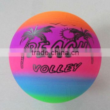 rainbow volleyball/beach ball/pvc toy ball