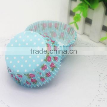 2015 High temperature resistant oil-cake Cup cake/paper/cake holding a blue pink cl03