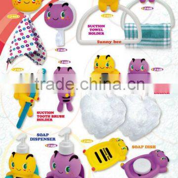 plestic bee bathroom series promotion gift WH-BS03