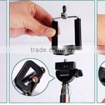 facory price 3.5mm Audio Handheld Monopod Extendable Wired Remote Shutter Handheld Selfie Stick Monopod For Samsung