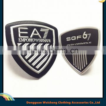 Wholesale Custom 3D plating Security Guard Adhesive Velcro TPU Patch
