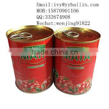 Factory supply OEM brand canned tomato paste 850g*12tins