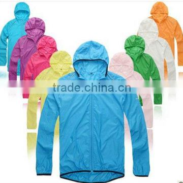 2013 new design anti UPF promotional windbreaker jacket