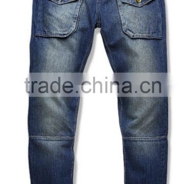 2016 Wholesale mens windproof wateproof heavy cotton jeans cargo pant