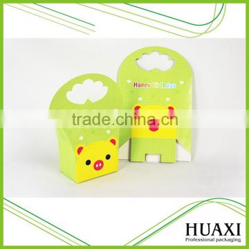 Wholesale Factory Cheap Green Small Paper Gift Box Christmas
