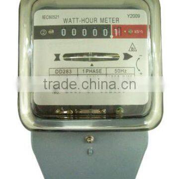 DD283 single phase induction kwh meter OEM offered