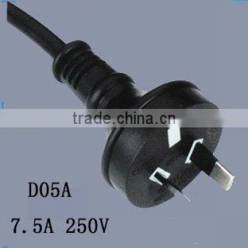 SAA 10A 250V Australia power cord plug