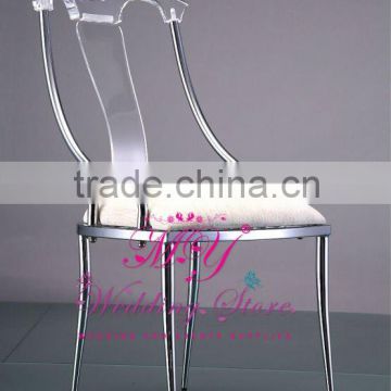 modern stainless steel wedding banquet chair