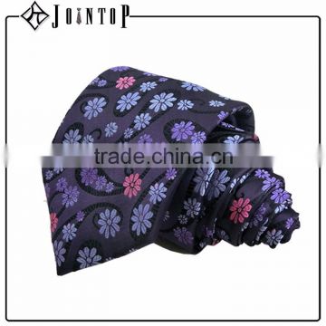 Custom cheap print silk logo tie manufacture for wholesale