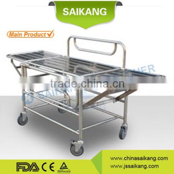 SKB037(C)-002 metal hospital patient trolley