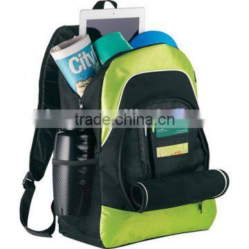 Black 600D Sport Laptop Backpack