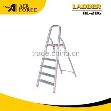 AF HL206 Household Portable Strong 6 Step Aluminum Ladder