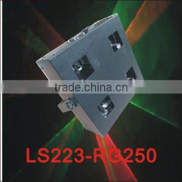 2016 hot selling of mini 4 lens red & green square stage laser light