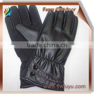 imitated leather gloves