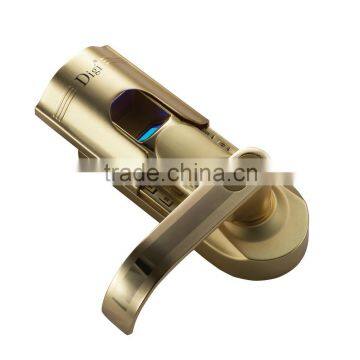 Heavy duty sliding fingerprint door lock