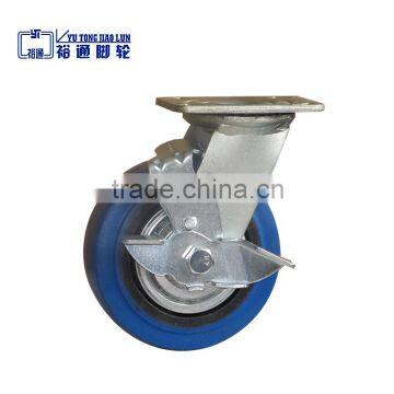 industrial medium size trolley rotating brake caster wheel