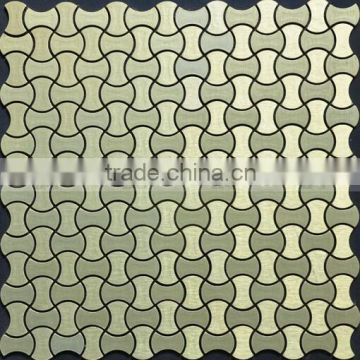 special shape nice design self-adhesive aluminum mosaic tiles