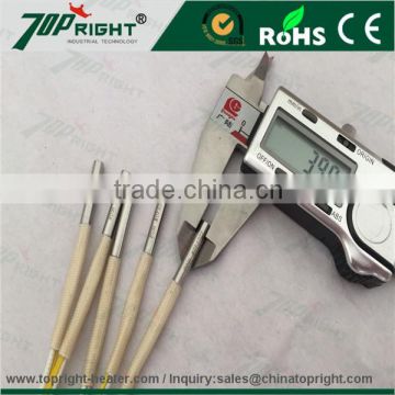 High Price!!! 4mm stainless steel superalloy industrial electric cartridge heater with J type thermocouple