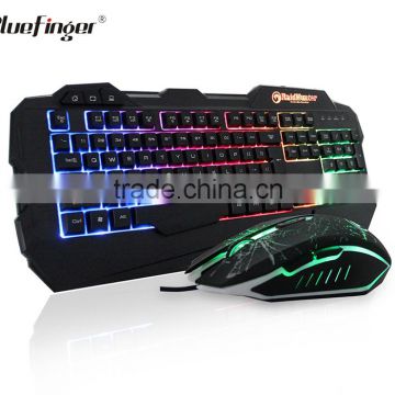 Custom Wired Rainbow backlit electric keyboard for gaming