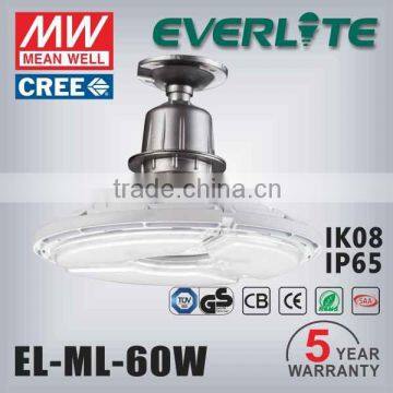 UL certificate white led high bay energy saving 100lm/w E27 E40 ip65 led high bay light