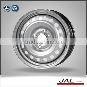 China Golden Supplier 17inch and 16 inch 6 holes Silver Steel Rims for Car