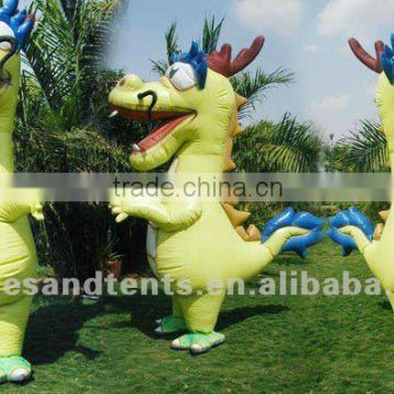 inflatable dragon costume, dinosaur mascot balloon F6027