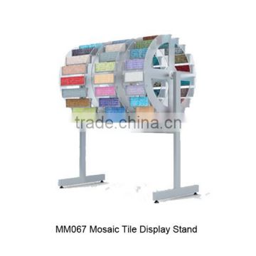 MM067 rotating mosaic tile display rack/ mosaic display rack