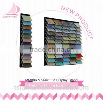 mosaic tile and mable stone exhibition rack for bathroom
