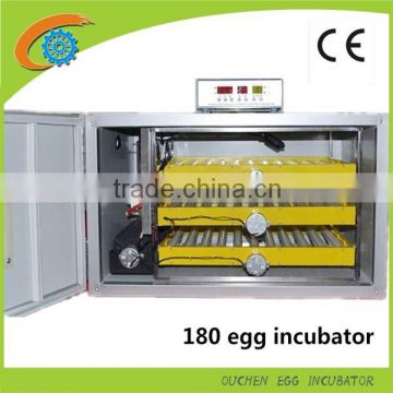 OC-200 New technology 12v CE approved automatic roller 360 degree turning mini egg incubator china