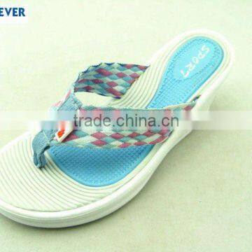 Hot sale women's EVA high heel flip flop slippers
