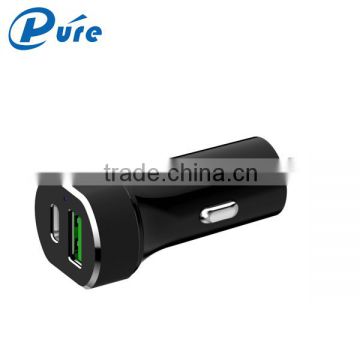 2016 Best Selling Fast Charger QC3.0 Car Charger PE bag Charger Factory Price