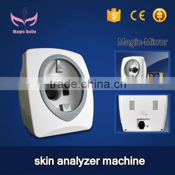 Portable Magic Mirror 3D Facial Skin Analyzer with Teaching Video Magnifying Lamp Skin Analyzer for beauty use