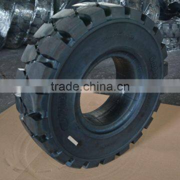 forklif tire solid tire 6.00-9, pneumatic shaped solid tire 6.00-9 for Hyster