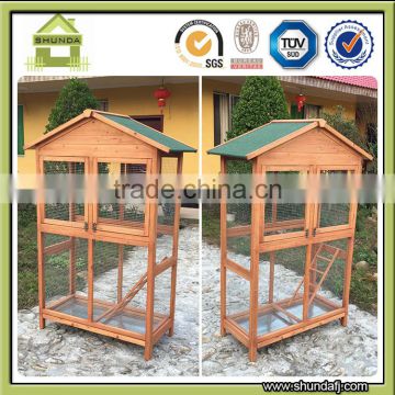 Quality Assured Large Breeding wooden cages for parrot aviary birds