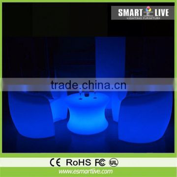 colors changed led chair 162 colors for event outdoor lighted table