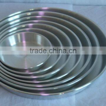 LY Aluminum Sanding Middle-deep Round Trays